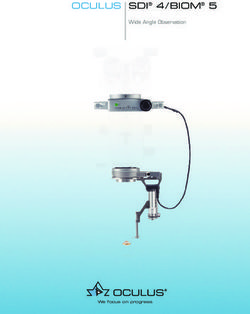 OCULUS SDI 4 / BIOM 5 - Wide Angle Observation