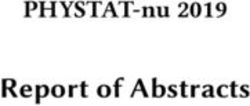 Report of Abstracts PHYSTAT-nu 2019 - CERN Indico