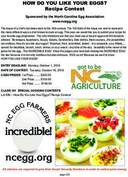 HOW DO YOU LIKE YOUR EGGS? - Recipe Contest - NC State ...