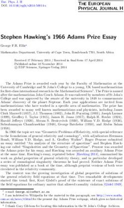 Stephen Hawking's 1966 Adams Prize Essay