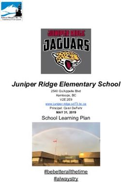 Juniper Ridge Elementary School - School Learning Plan #bebetterallthetime #alwaystry
