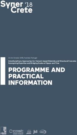 PROGRAMME AND PRACTICAL INFORMATION - SynerCrete