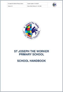 ST JOSEPH THE WORKER PRIMARY SCHOOL SCHOOL HANDBOOK - St Joseph The Worker ...