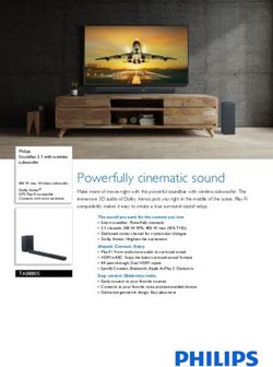 Powerfully cinematic sound