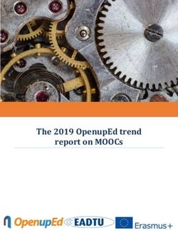 The 2019 OpenupEd trend report on MOOCs
