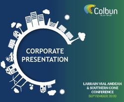 CORPORATE PRESENTATION - CREDICORP CONFERENCE CORPORATE PRESENTATION - Colbún