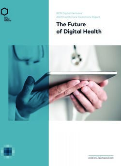 The Future of Digital Health - BCG Digital Ventures' 2021 Health Care Predictions Report
