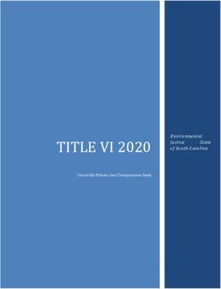 TITLE VI 2020 Environmental Justice State of South Carolina