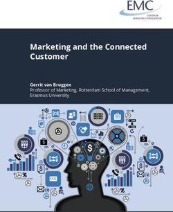 EMC Marketing and the Connected Customer - Gerrit van Bruggen Professor of Marketing, Rotterdam School of Management, Erasmus University ...