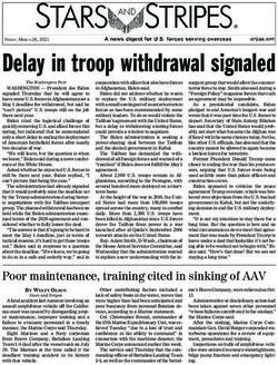 Delay in troop withdrawal signaled - Stripes Lite