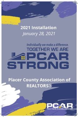 REALTORS - 2021 Installation January 28, 2021 - Placer County Association of - The ...