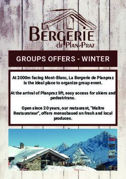 GROUPS OFFERS - WINTER - Restaurants d'Altitude de ...