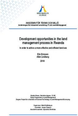 Development opportunities in the land management process in Rwanda