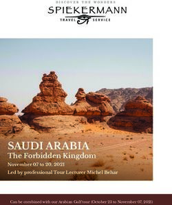SAUDI ARABIA The Forbidden Kingdom November 07 to 20, 2021 Led by professional Tour Lecturer Michel Behar - Spiekermann Travel