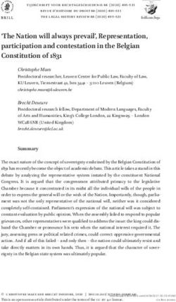 The Nation will always prevail', Representation, participation and contestation in the Belgian Constitution of 1831 - Brill