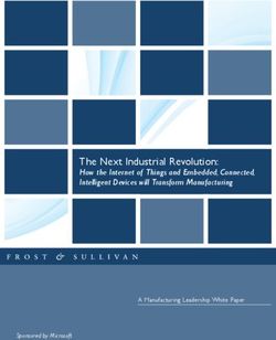 The Next Industrial Revolution: How the Internet of Things and Embedded, Connected, Intelligent Devices will Transform Manufacturing