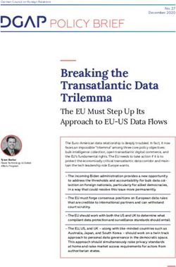 Breaking the Transatlantic Data Trilemma - DGAP Policy Brief