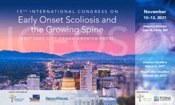 Early Onset Scoliosis and - 15TH INTERNATIONAL CONGRESS ON - BroadWater, LLC