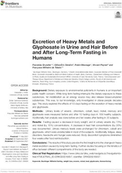 Excretion of Heavy Metals and Glyphosate in Urine and Hair Before and After Long-Term Fasting in Humans