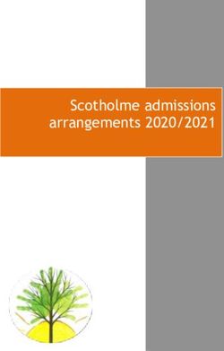 Scotholme admissions arrangements 2020/2021 - Nottingham ...