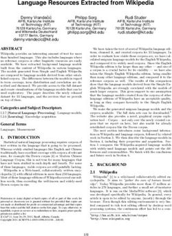 Language Resources Extracted from Wikipedia