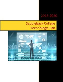 Saddleback College Technology Plan 2015-2020