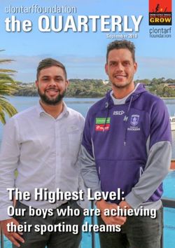 The QUARTERLY - The Highest Level: Our boys who are achieving their sporting dreams - Clontarf Foundation