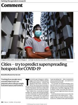 Cities - try to predict superspreading hotspots for COVID-19 - Nature