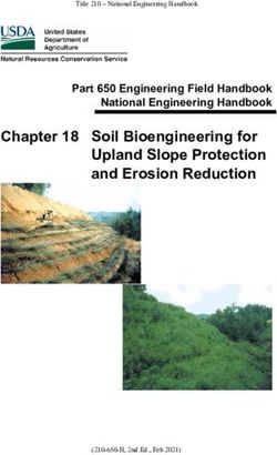 Chapter 18 Soil Bioengineering for Upland Slope Protection and Erosion Reduction - Part 650 Engineering Field Handbook National Engineering Handbook
