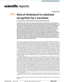 Role of cholesterol in substrate recognition by γ secretase - Nature