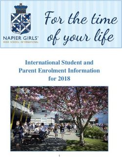 International Student and Parent Enrolment Information for 2018