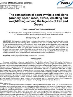 The comparison of sport symbols and signs (Archery, spear, mace, sword, wrestling and weightlifting) among the legends of Iran and Greece