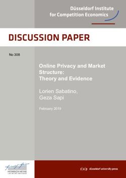 Online Privacy and Market Structure: Theory and Evidence - Lorien Sabatino, Geza Sapi - DICE