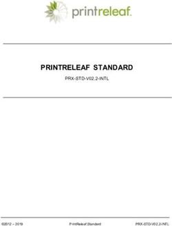 PRINTRELEAF STANDARD PRX-STD-V02.2-INTL - PRX-STD-V02.2-INTL