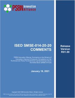 COMMENTS ISED SMSE-014-20-20 - Innovation, Science and ...