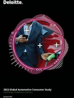 2022 Global Automotive Consumer Study - Key findings: Global focus countries January 2022 - Deloitte