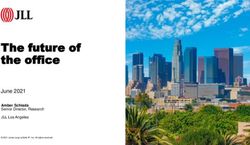 The future of the office - June 2021 Amber Schiada Senior Director, Research