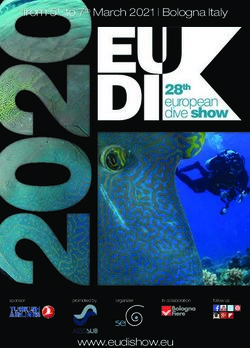 European dive show 28th - from 5th to 7th March 2021 | Bologna Italy - Eudi Show
