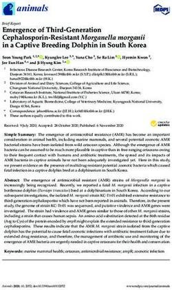 Emergence of Third-Generation Cephalosporin-Resistant Morganella morganii in a Captive Breeding Dolphin in South Korea - MDPI