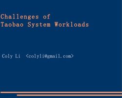 Challenges of Taobao System Workloads - Coly Li