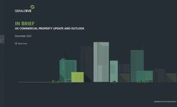 IN BRIEF UK COMMERCIAL PROPERTY UPDATE AND OUTLOOK - December 2021 - Gerald Eve