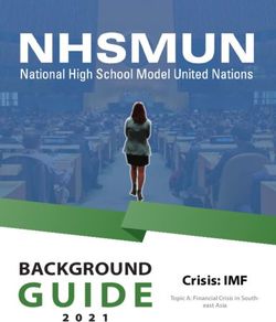 BACKGROUND Crisis: IMF - Topic A: Financial Crisis in South- east Asia - IMUNA