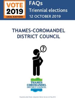FAQs Triennial elections 12 OCTOBER 2019 - THAMES-COROMANDEL DISTRICT COUNCIL