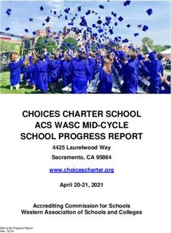 CHOICES CHARTER SCHOOL ACS WASC MID-CYCLE SCHOOL PROGRESS REPORT