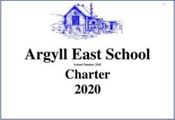 Argyll East School Charter 2020 - School Number 2542