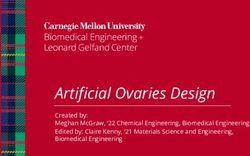 ARTIFICIAL OVARIES DESIGN - CREATED BY: MEGHAN MCGRAW, '22 CHEMICAL ENGINEERING, BIOMEDICAL ENGINEERING EDITED BY: CLAIRE KENNY, '21 MATERIALS ...