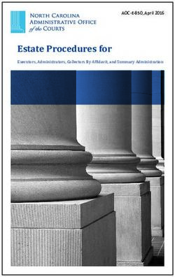 Executors, Administrators, Collectors By Affidavit, and Summary Administration - Estate Procedures for