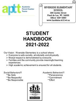 STUDENT HANDBOOK 2021-2022 - Fond du Lac School ...