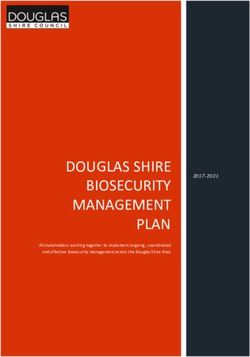 DOUGLAS SHIRE BIOSECURITY MANAGEMENT PLAN 2017-2021 - Douglas Shire Council