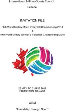 INVITATION FILE - CISM - International Military Sports Council Canada